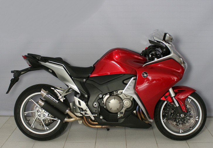 Bodis uitlaat Honda VFR1200 F 2011-2015 GPC-X2 RVS zwart