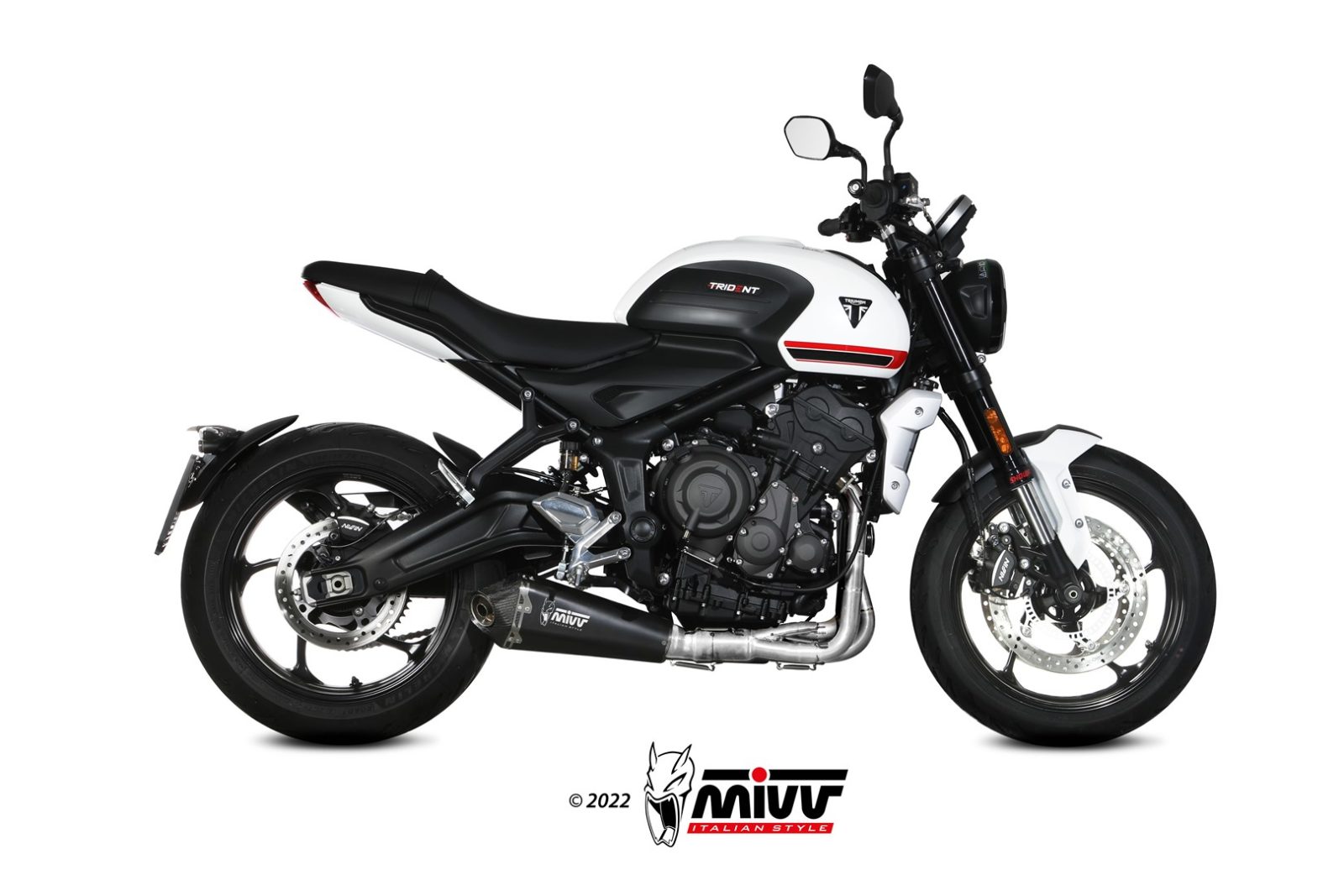 MIVV Delta Race compleet uitlaatsysteem Triumph Tiger Sport / Trident 660 (2021-2024) BI-1111202 1