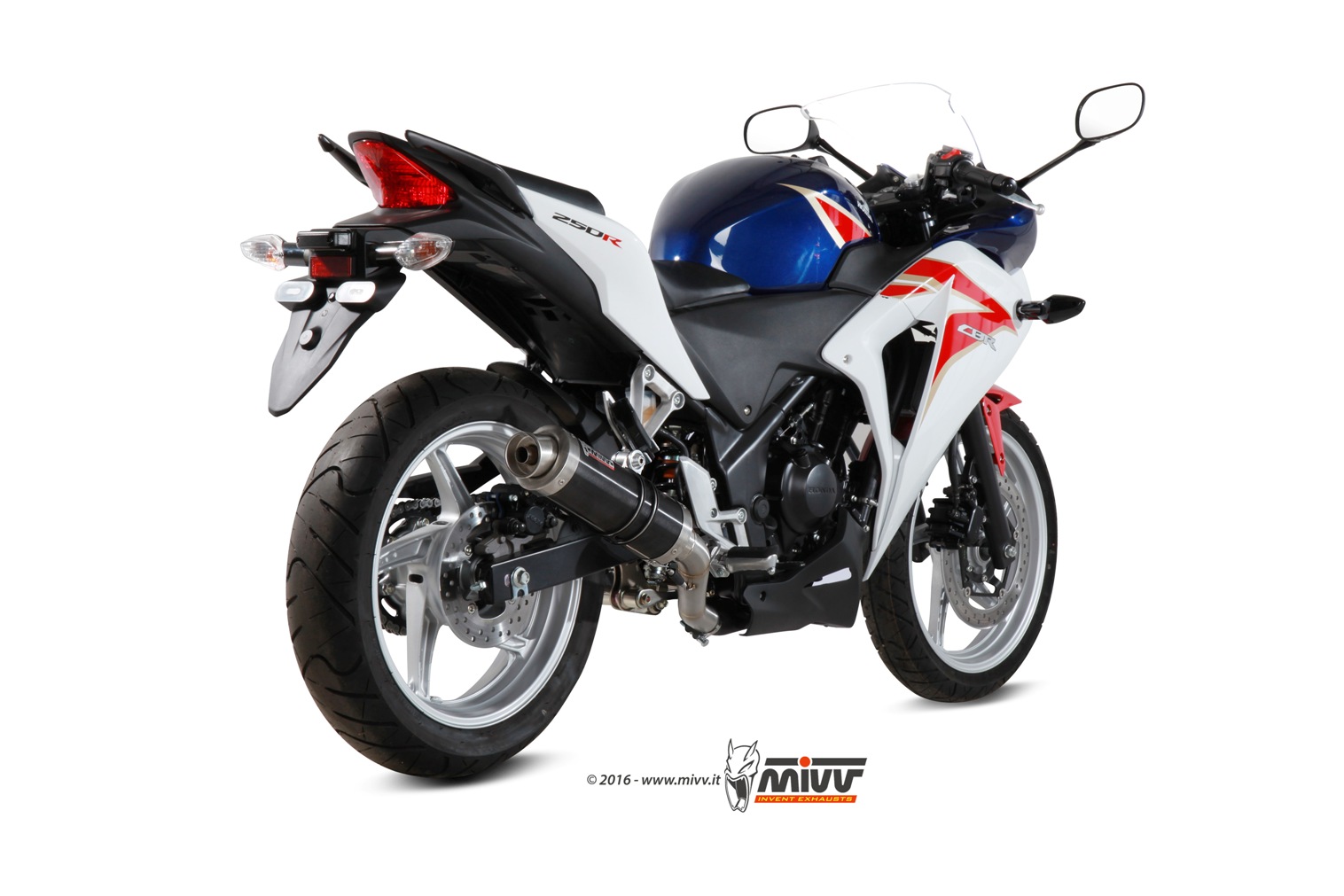 MIVV GP Slip On uitlaat Honda CBR250R / ABS (2011-2014) BI-1089571001 2