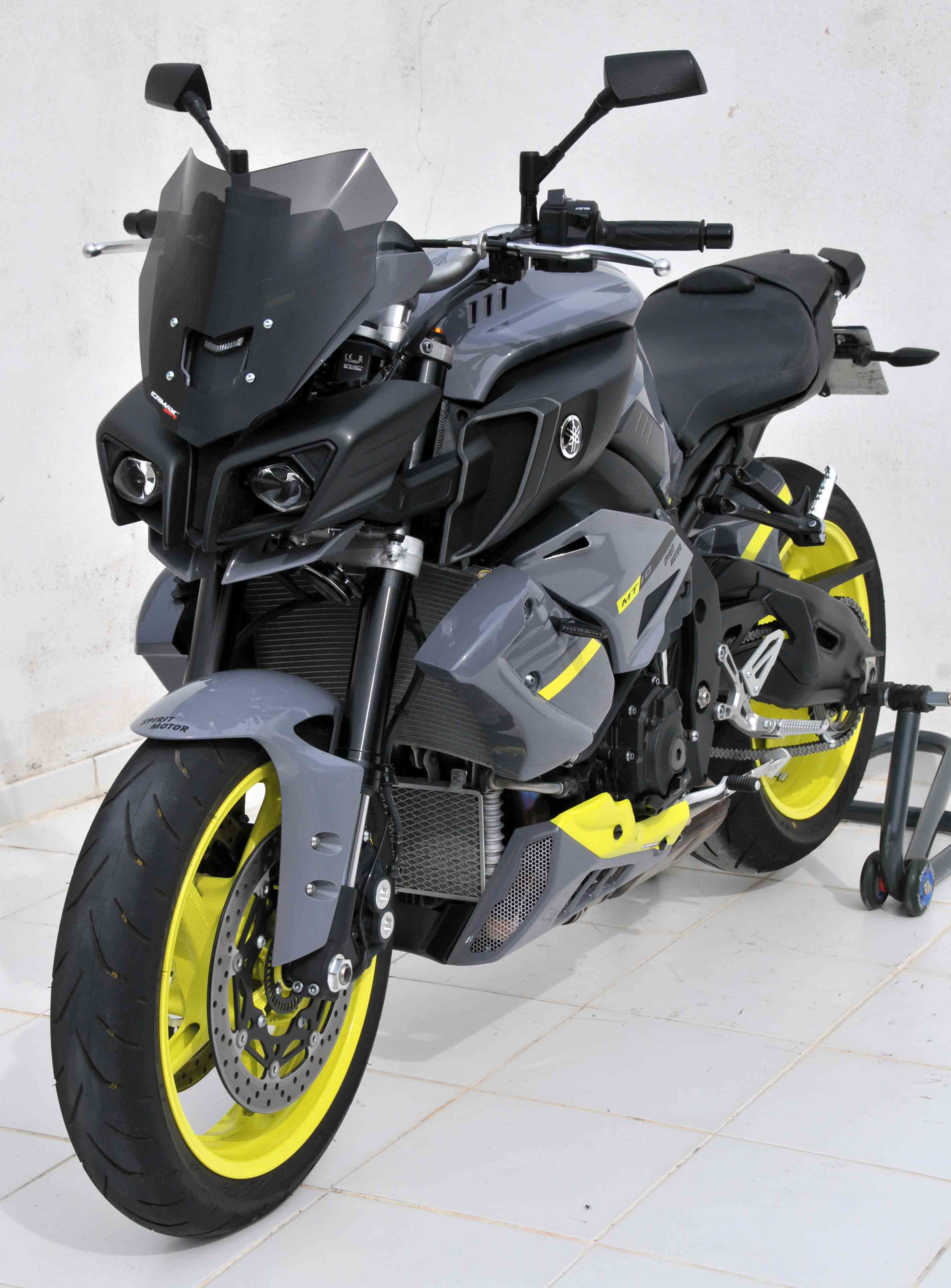 Ermax zijpanelen radiator Yamaha MT10 2016-2021 Ongespoten E760200132 2