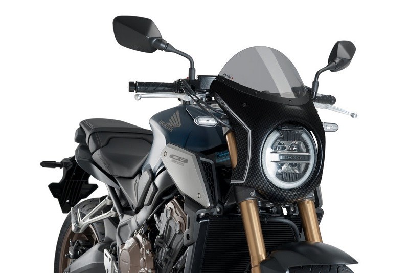 Puig windscherm met carbon look kuipje Honda CB650R (2019-2023) 