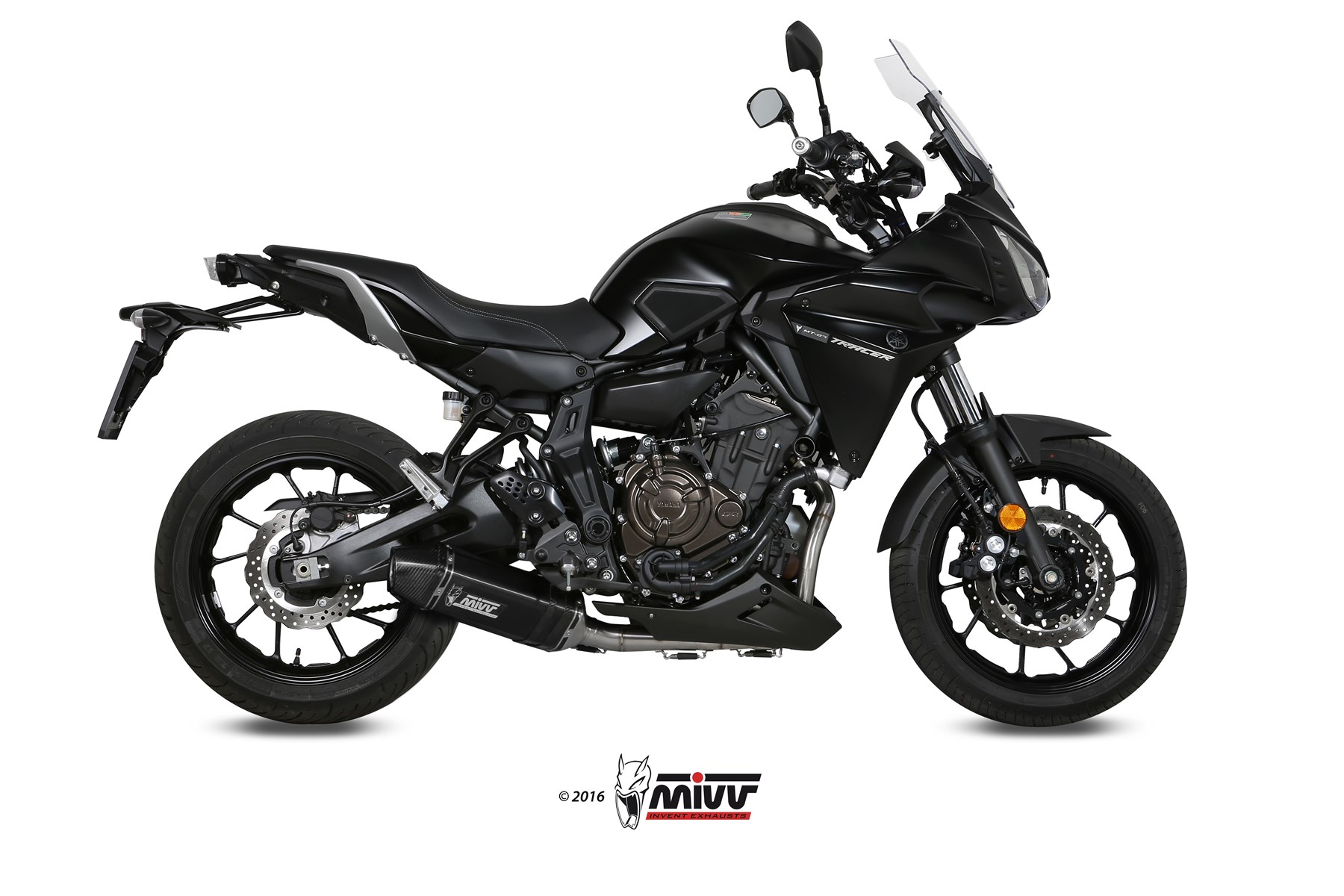 MIVV Speed Edge compleet uitlaatsysteem Yamaha Tracer 7 / 700 (2016-2024) BI-1088208001 1