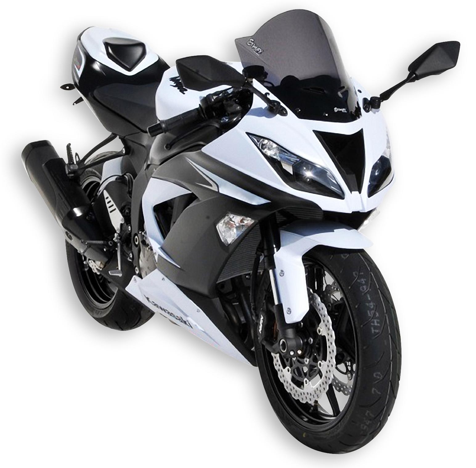 Ermax Aeromax windscherm Kawasaki ZX-10R (2008-2010) E070303069