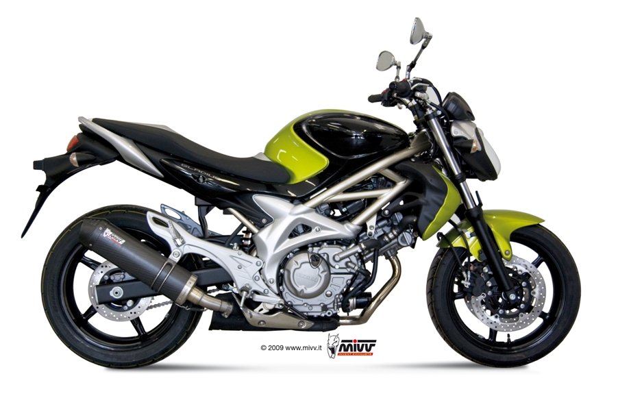 MIVV Oval Slip On uitlaat Suzuki Gladius 650 (2009-2016) BI-1089670001 1