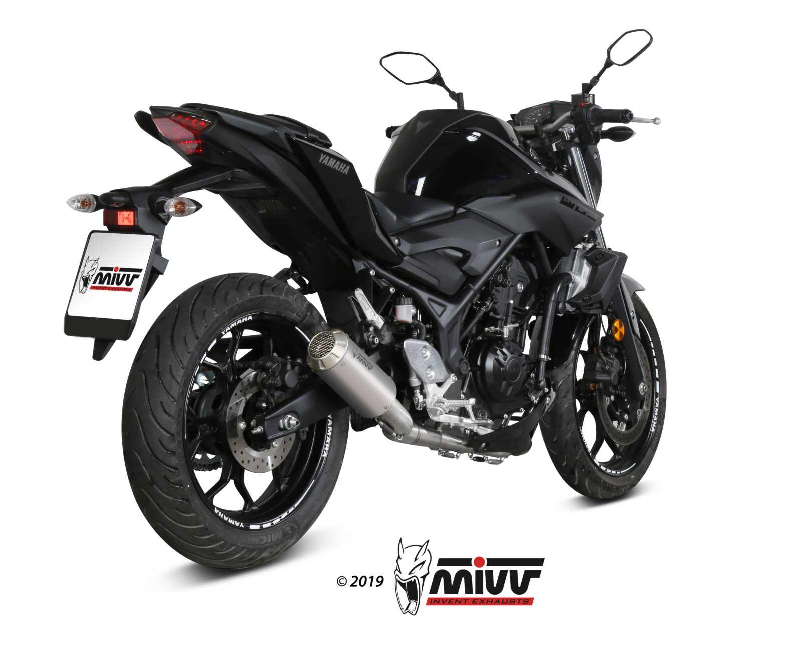 MIVV MK3 compleet uitlaatsysteem Yamaha MT03 / YZF / R3 (2015-2024) BI-1101552 1