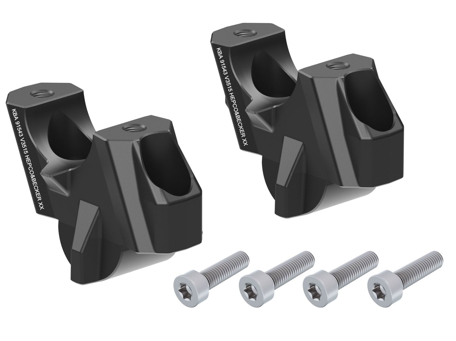 Hepco en Becker stuur offset risers BMW S1000R (2021-)