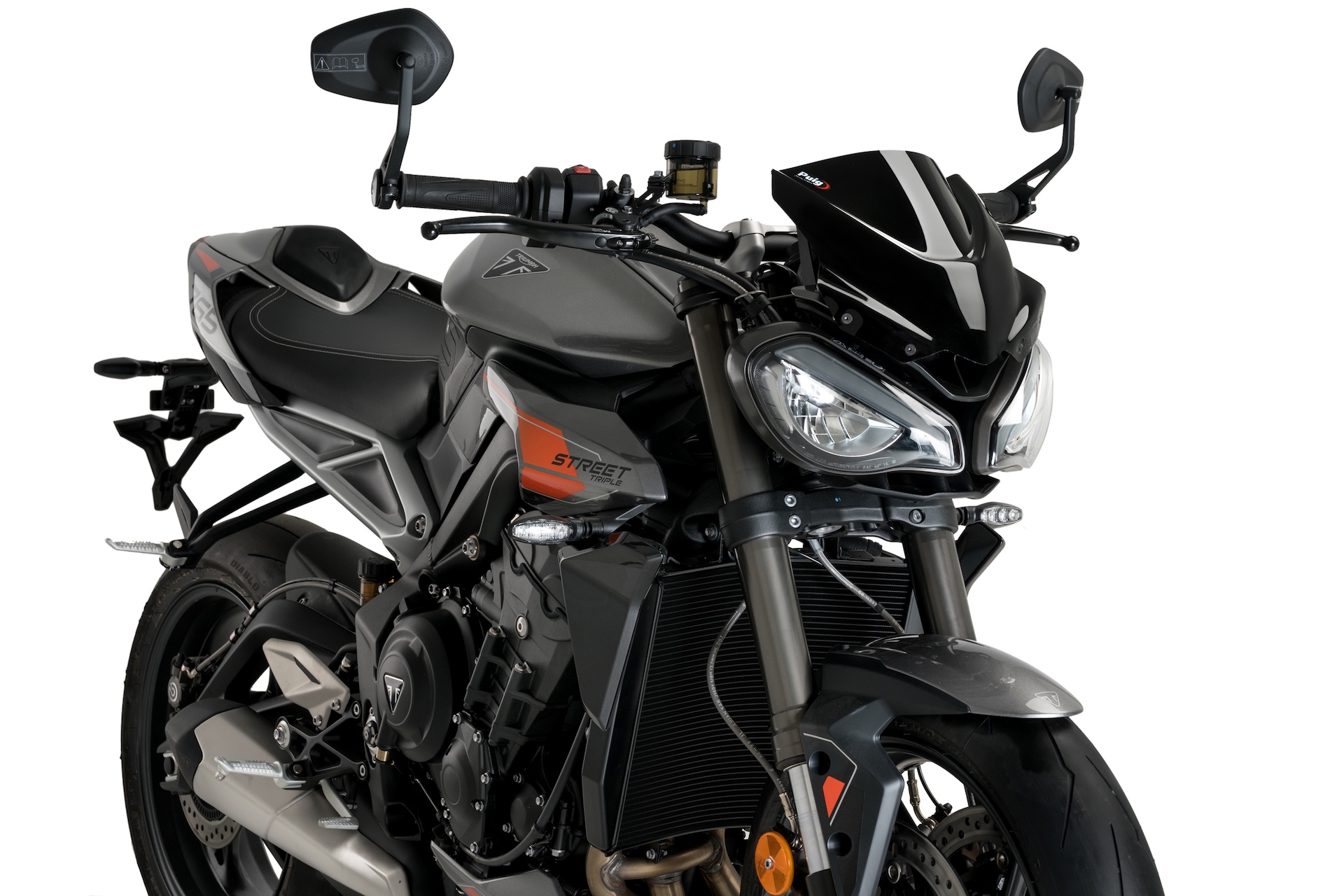 Puig windscherm Triumph Street Triple 765 R / RS (2023-)