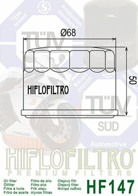 Hiflo HF147 oliefilter