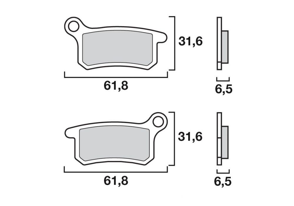 Brembo remblokken