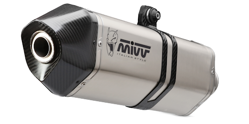 MIVV Speed Edge compleet uitlaatsysteem Suzuki V-Strom 650 / XT ABS (2017-2024) BI-1089680001