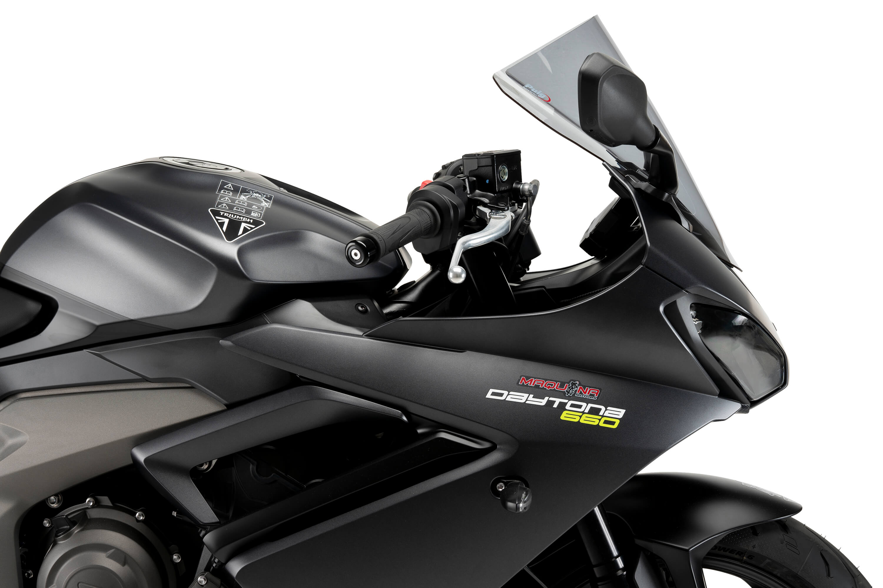 Puig R-Racer Windscherm Triumph Daytona 660 (2025-) PU22085H 2