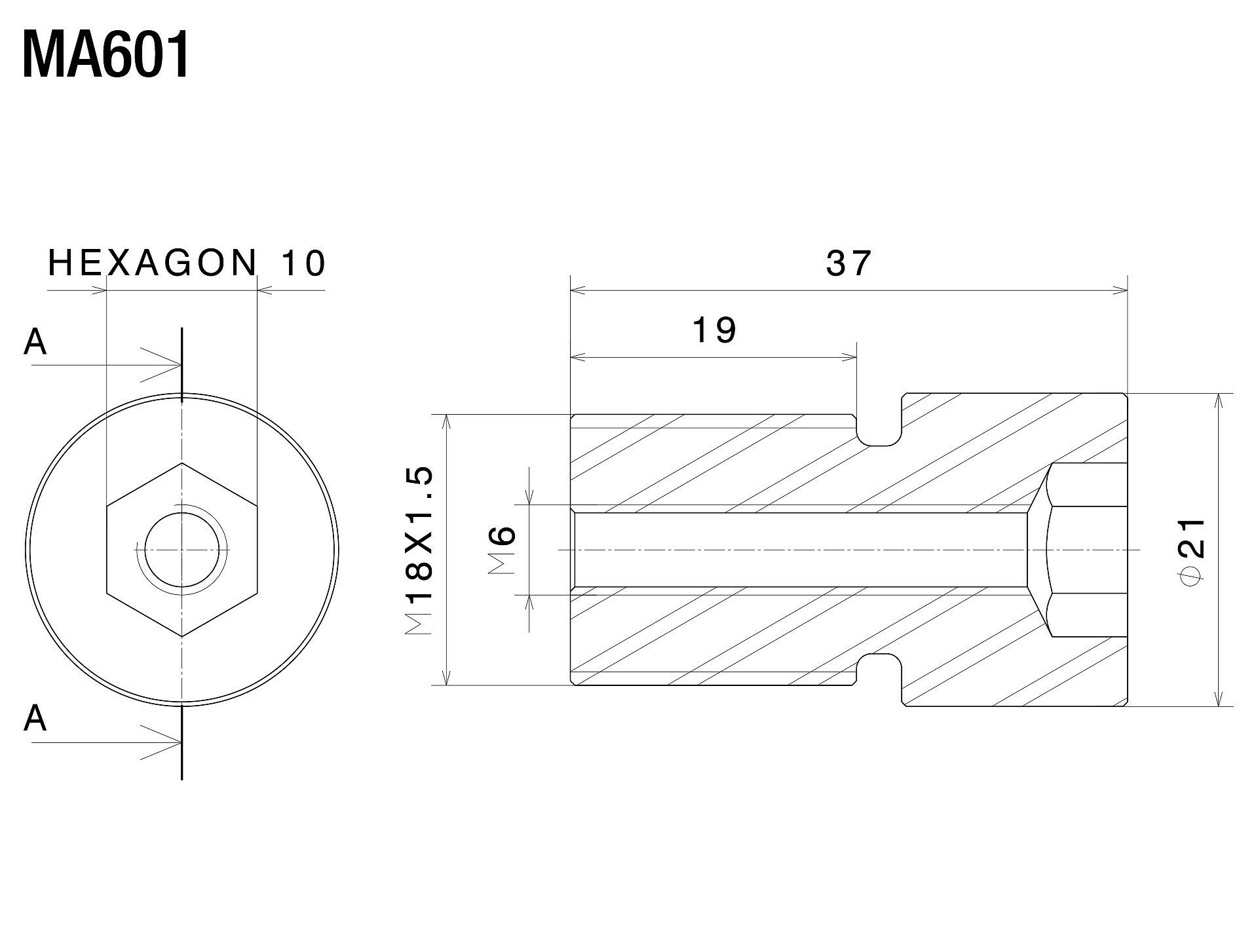 Rizoma stuureinddop-adapters Yamaha T-Max 560 vanaf 2022