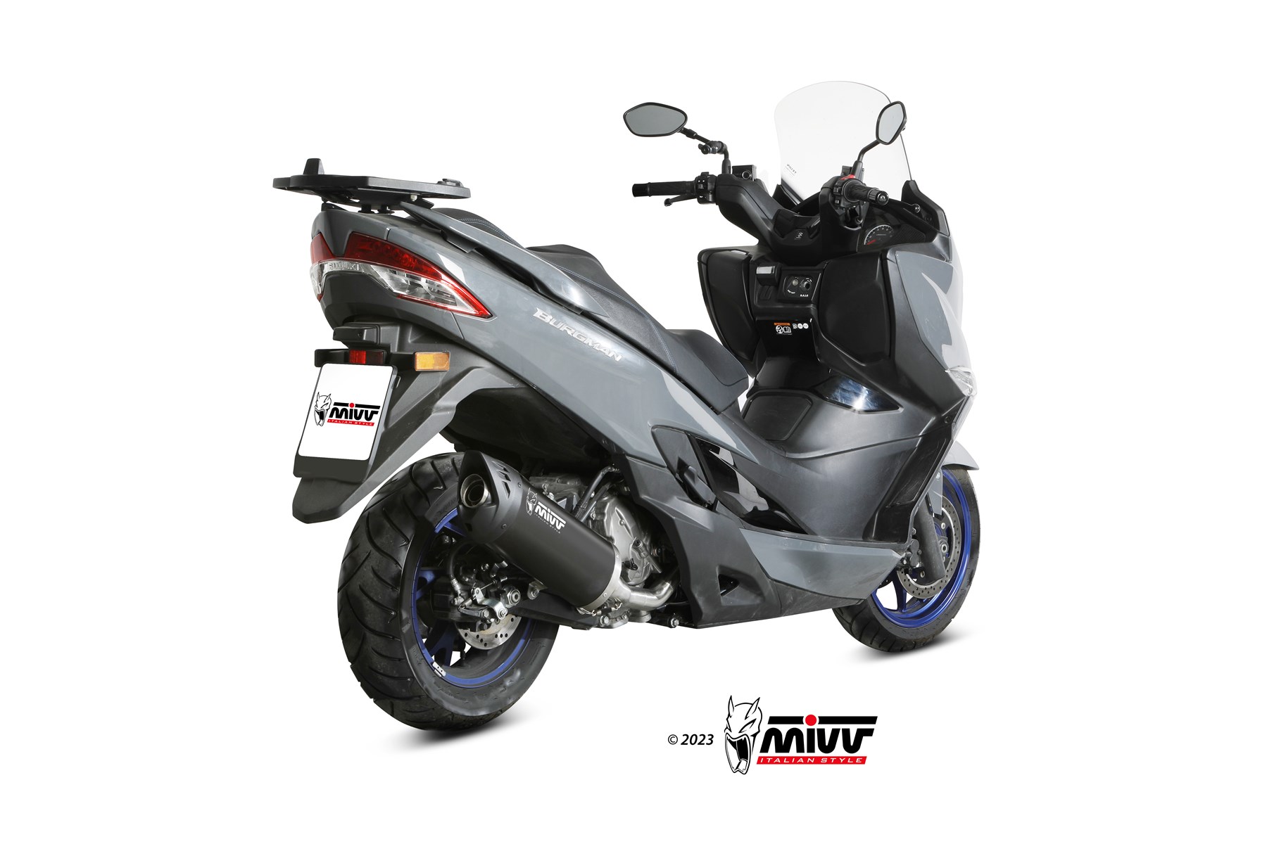 MIVV Mover Slip On uitlaat Suzuki Burgman 400 ABS (2022-2024) BI-1126781 3