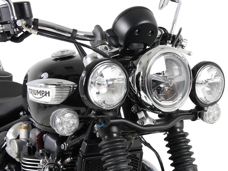 Hepco en Becker extra set koplampen Triumph Bonneville Speedmaster 1200