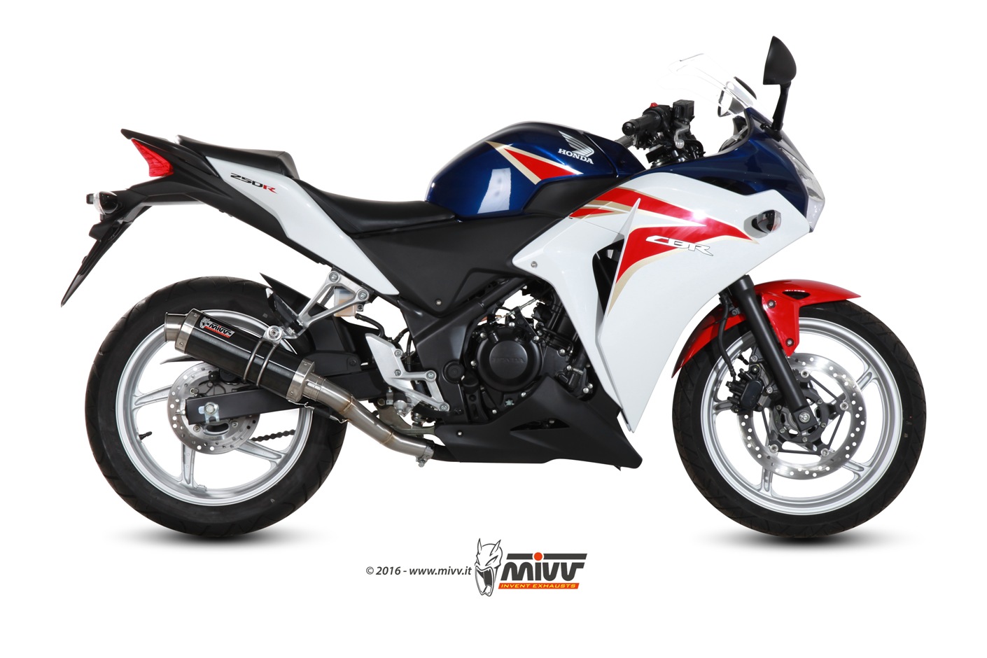 MIVV GP Slip On uitlaat Honda CBR250R / ABS (2011-2014) BI-1089571001 1