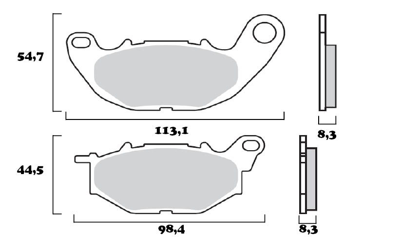 Brembo remblokken