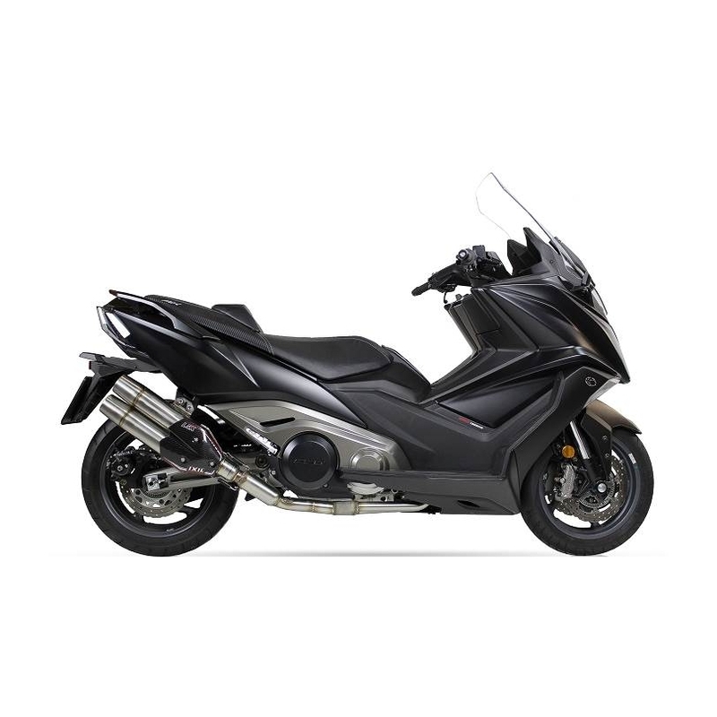 Ixil Dual Hyperlow L5X compleet uitlaatsysteem Kymco AK550 (2017-2020) BI-1111384 2