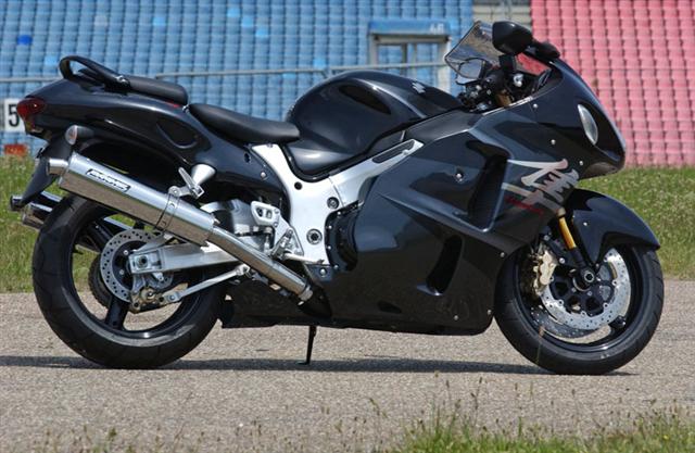 Bodis uitlaat Suzuki GSX1300R Hayabusa 1999-2007 RVS