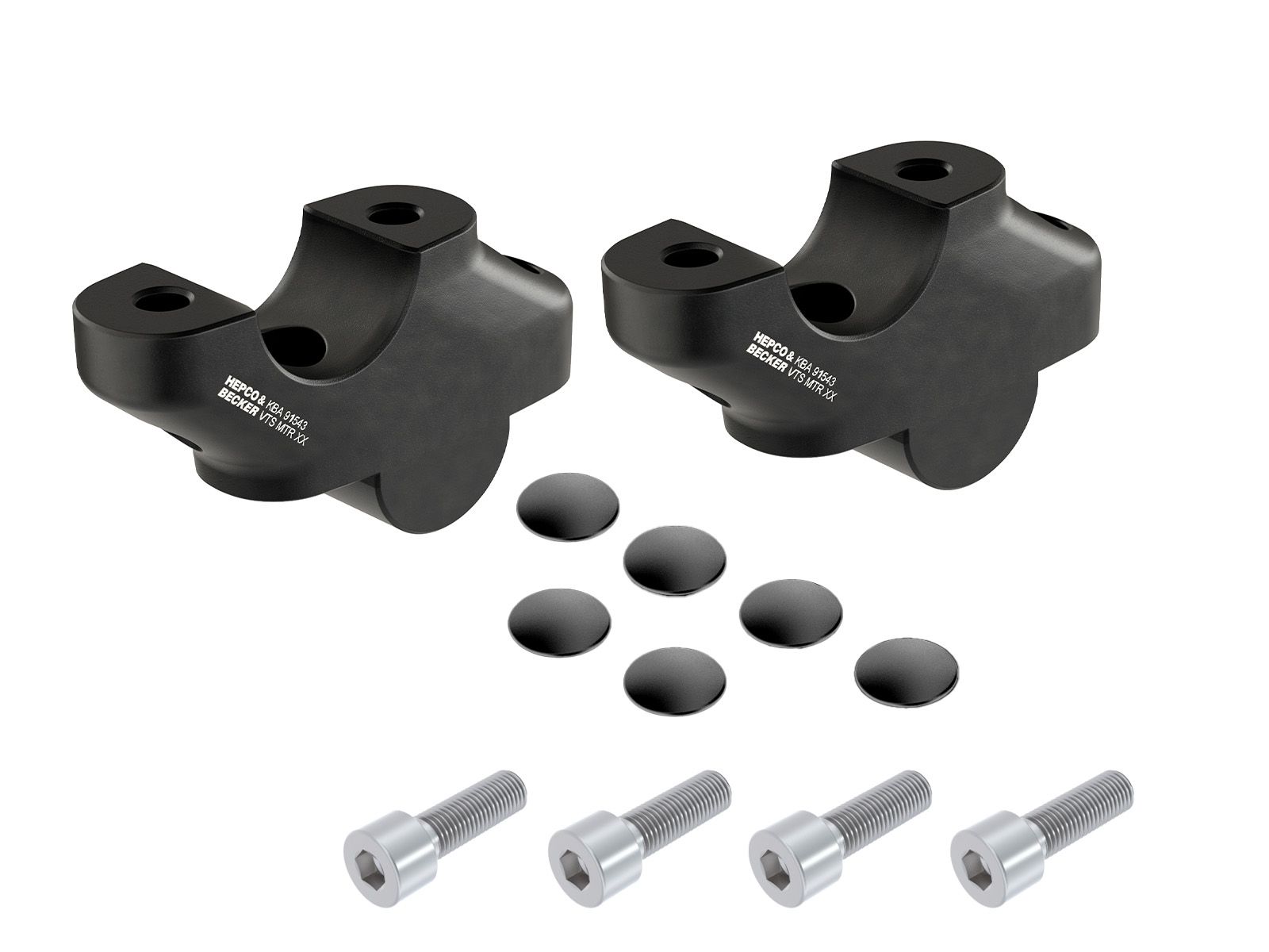 Hepco en Becker stuur offset rizers Triumph Speed 400 (2024-) HE424576640001