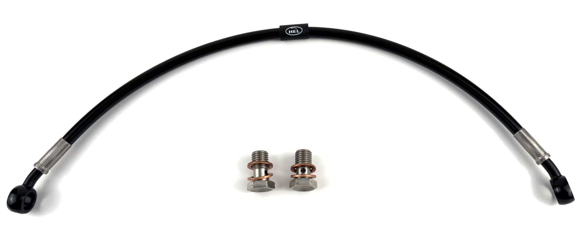 HEL remleiding Moto Guzzi California achterzijde HEL remleiding Moto Guzzi California achterzijde