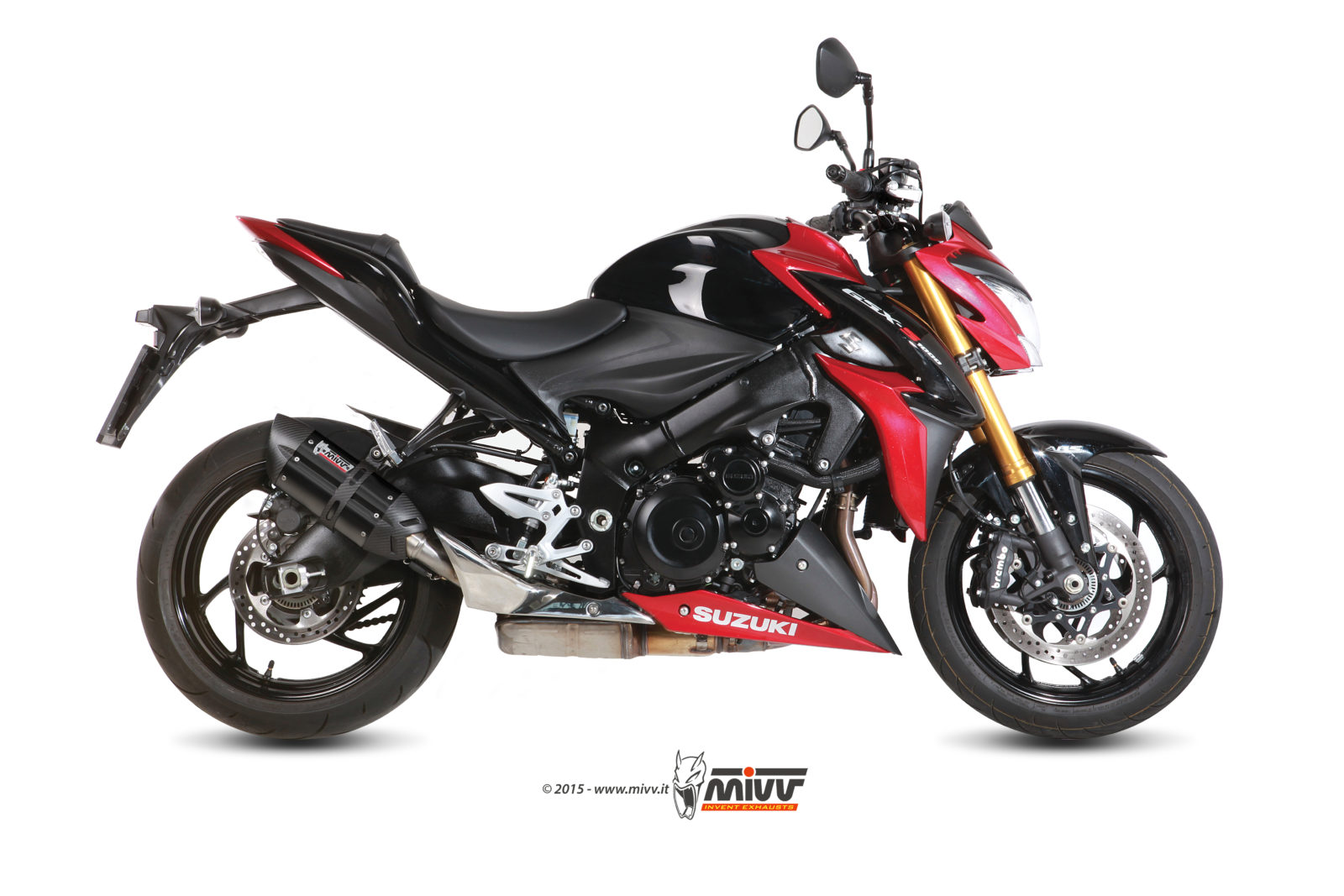 MIVV Suono Slip On uitlaat Suzuki GSX-S1000 / F (2015-2020) BI-1089676001 1