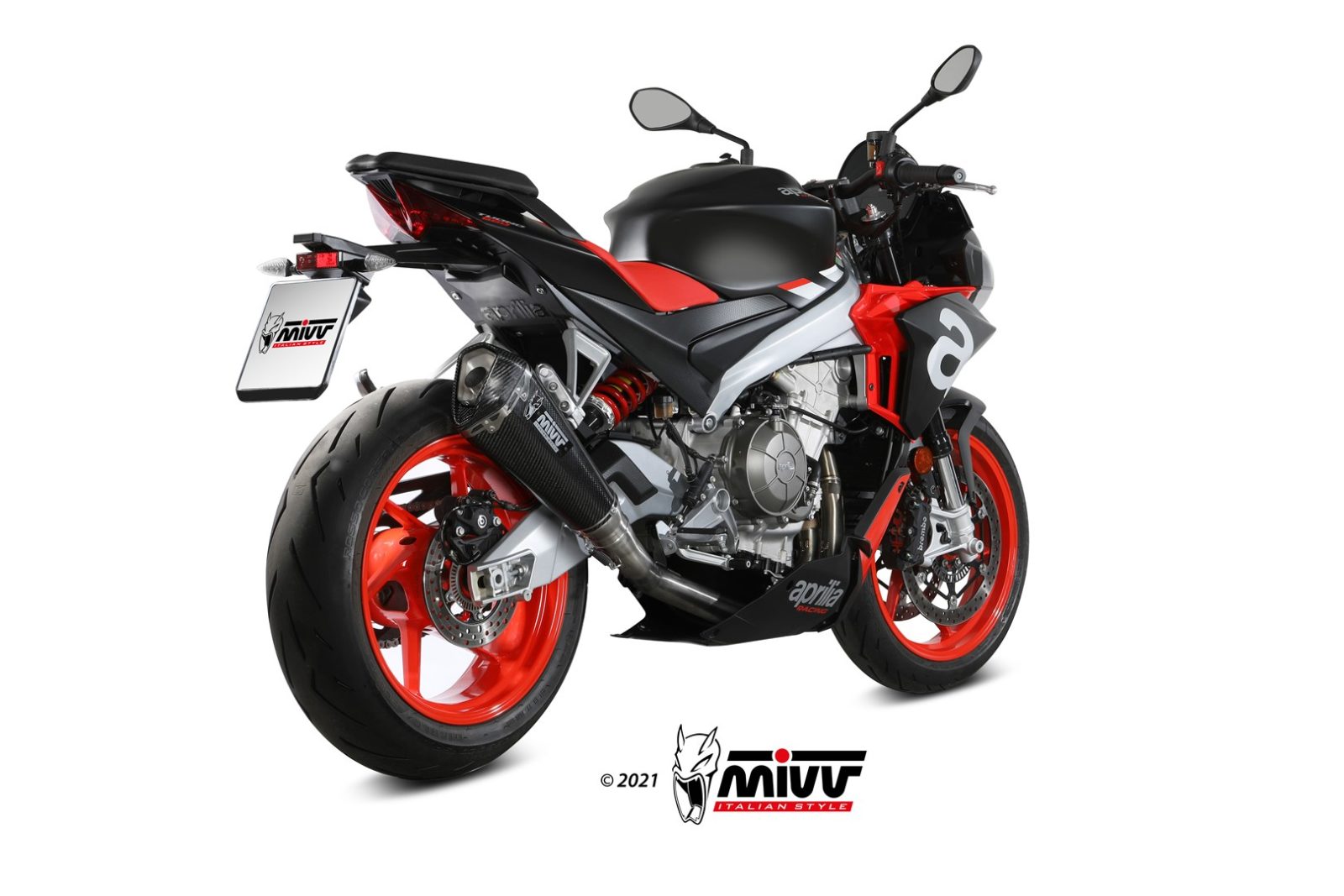 MIVV Delta Race compleet uitlaatsysteem Aprilia Tuono / RS 660 (2020-2024) BI-1152911 2