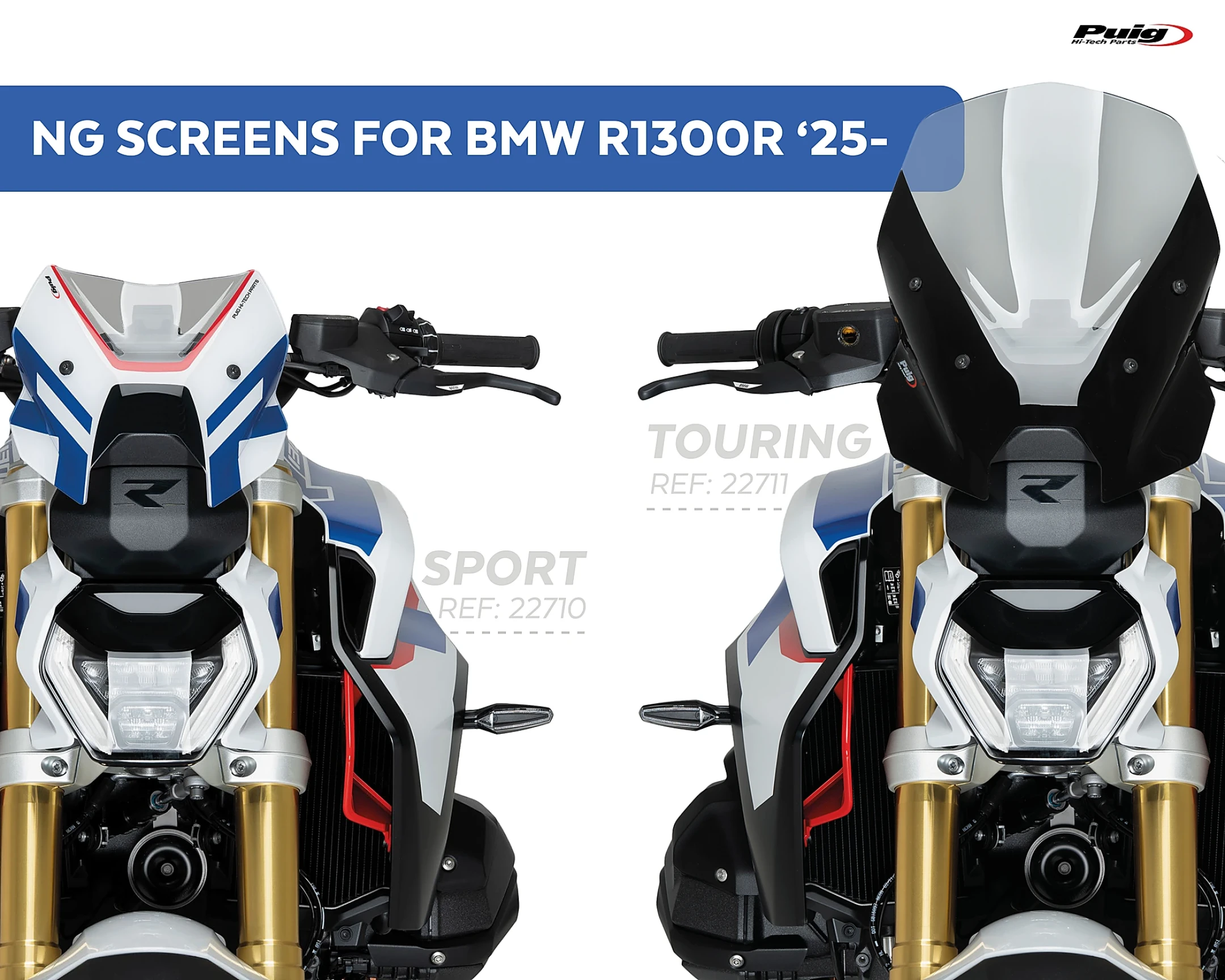 Puig New Generation Sport windscherm R1300 R (2025-) PU22710H 4