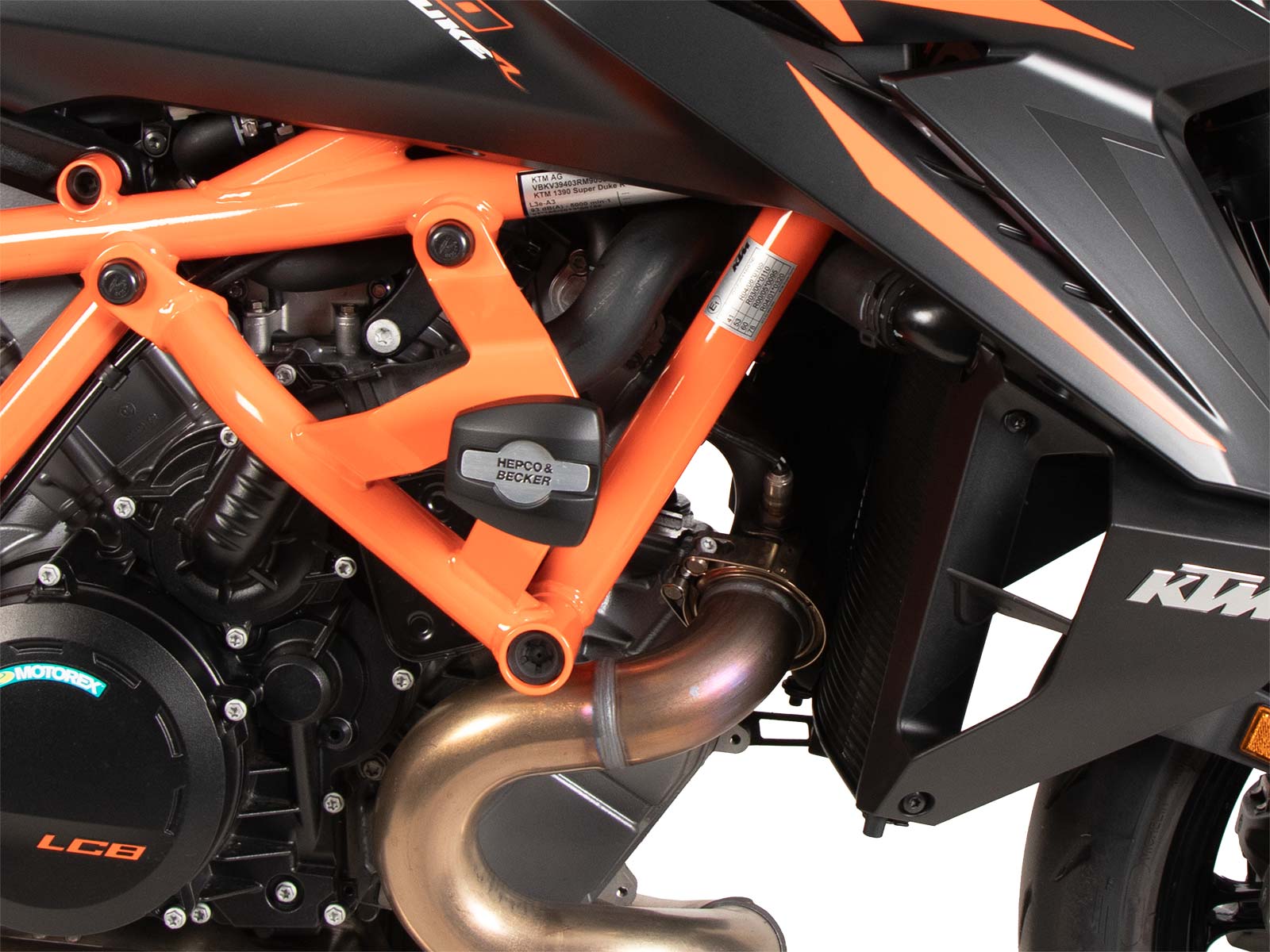 Hepco en Becker valbeugels KTM 1390 Super Duke R / Evo