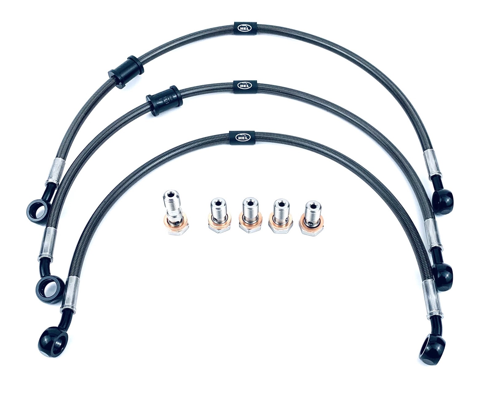 HEL remleidingen Suzuki GSX1400 2001-2008 S voorzijde HEL remleidingen Suzuki GSX1400 2001-2008 S voorzijde