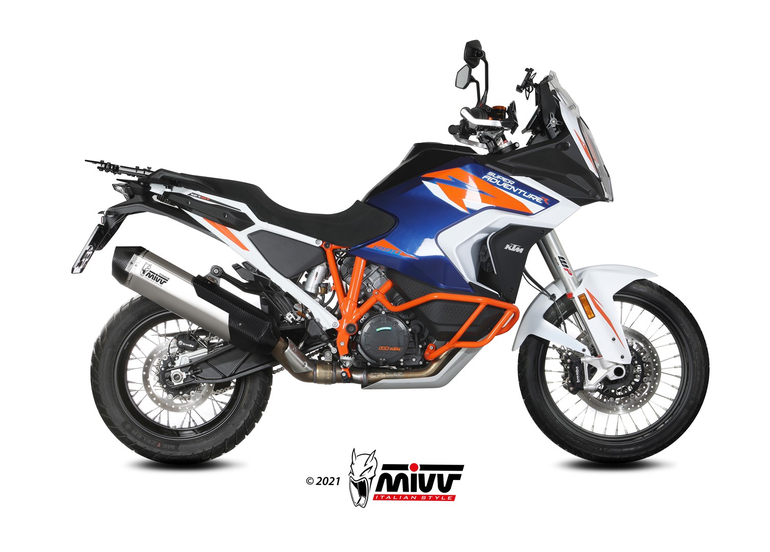 MIVV Speed Edge Slip On uitlaat KTM 1290 Super Adventure R / S (2021-2024) BI-1118801001 1
