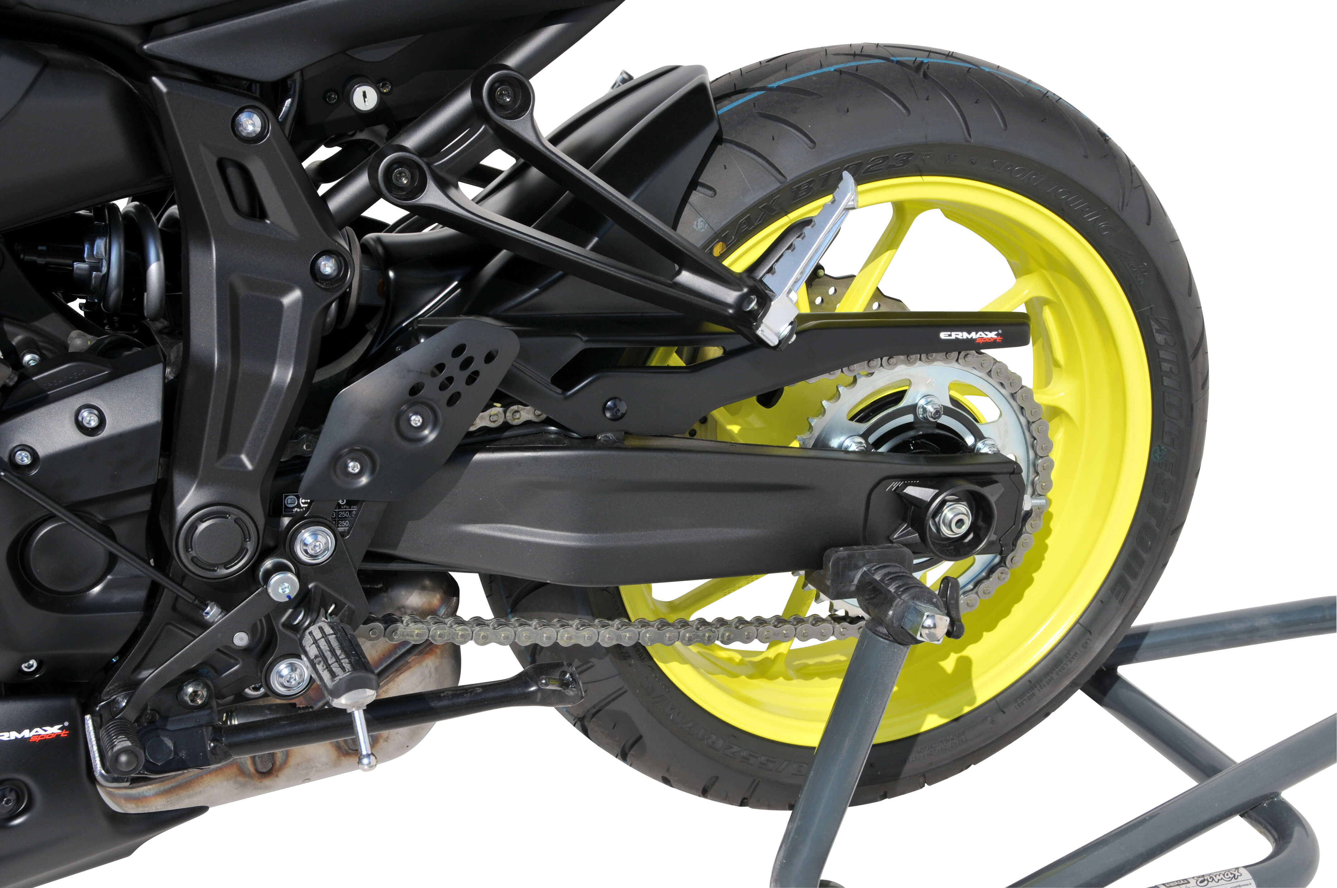 Ermax achterspatbord Yamaha MT07 2018-2020 Ongespoten E7302Y84-00