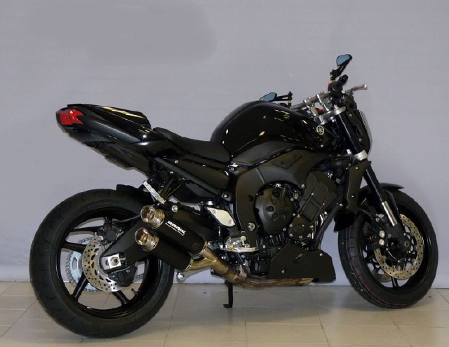 Uitlaat Yamaha FZ1 Fazer 2006-2015 Bodis GPX2 zwart