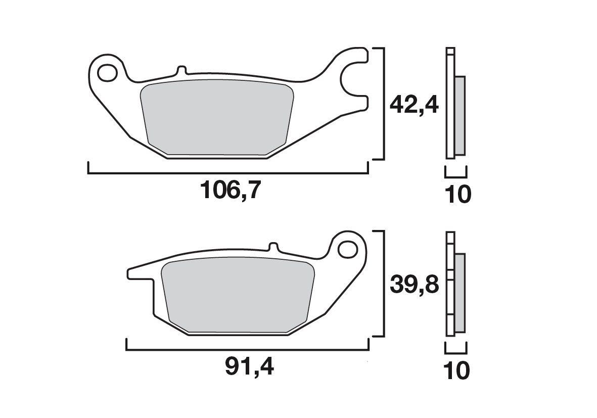 Brembo remblokken