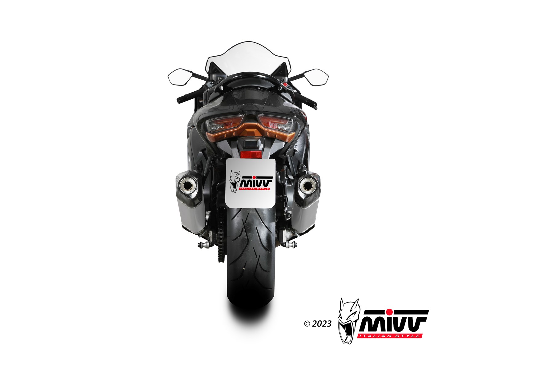 MIVV Speed Edge 2 Slip On uitlaat Suzuki GSX1300R Hayabusa (2022-) BI-1124807002 3