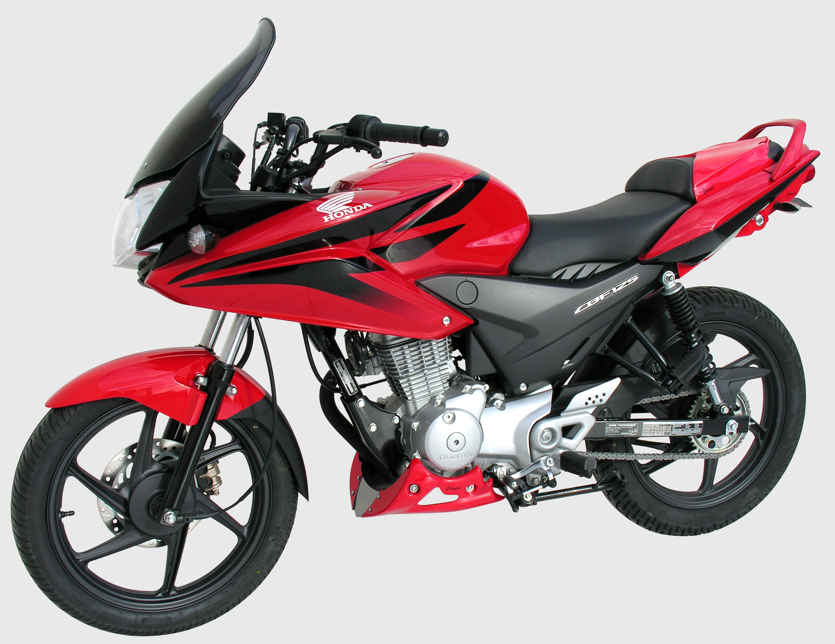 Ermax verhoogd windscherm Honda CBF125 (2009-2014) E010103106 2