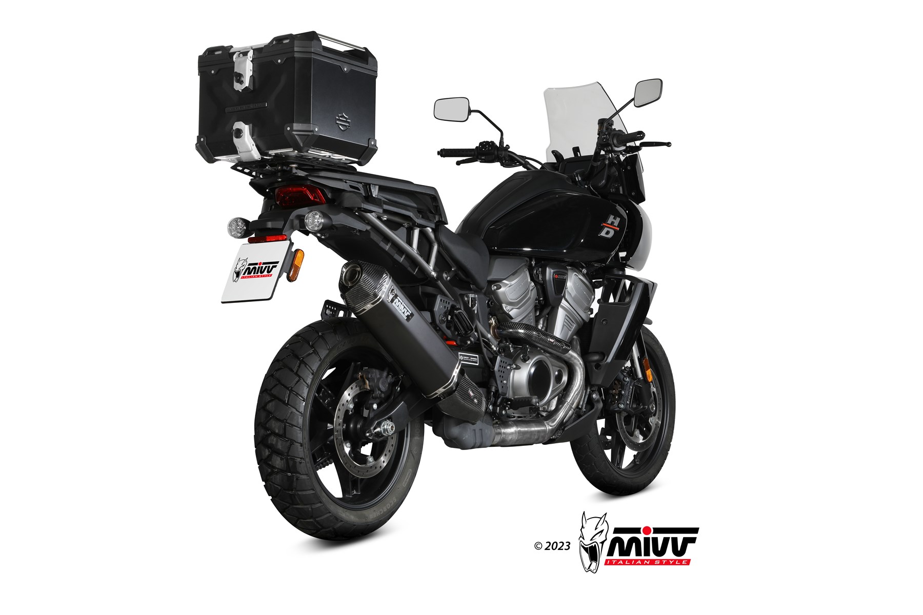 MIVV Speed Edge Slip On uitlaat Harley Davidson Pan America 1250 / Special BI-1119319001 4