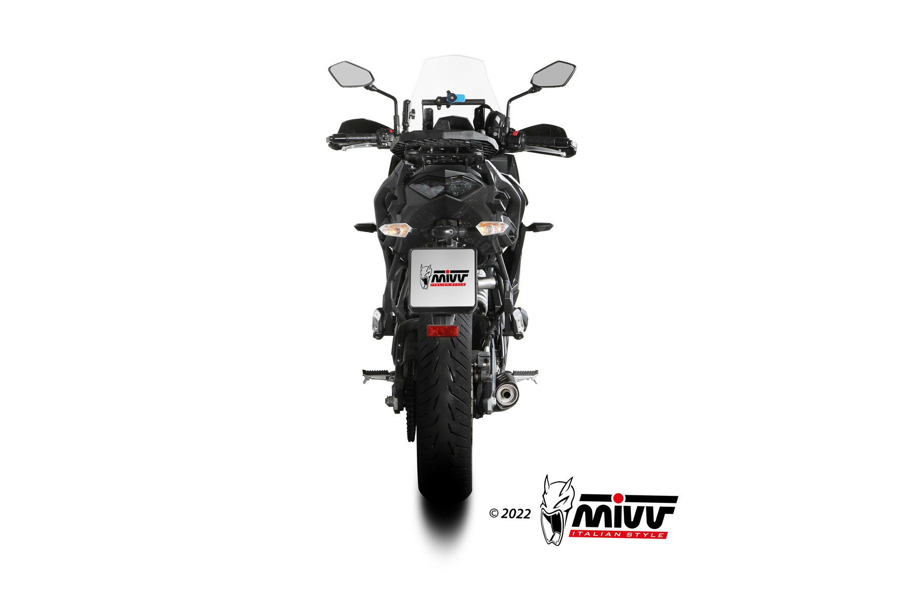 MIVV Oval compleet uitlaatsysteem Kawasaki Versys 650 (2021-2023) BI-1124803001 3