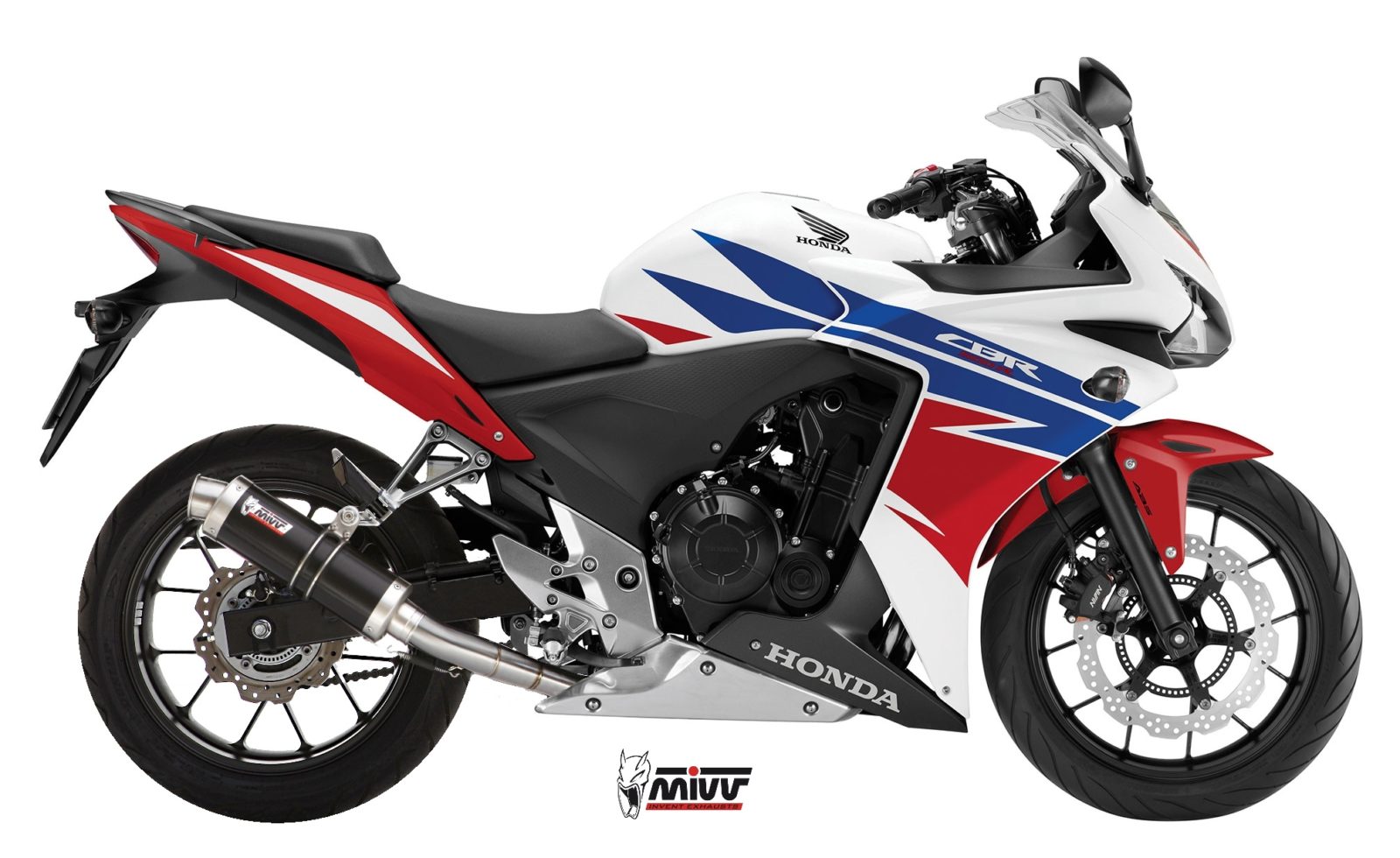 MIVV GP Slip On uitlaat Honda CB500 F/X / CBR500R (2013-2018) BI-1089572001 1