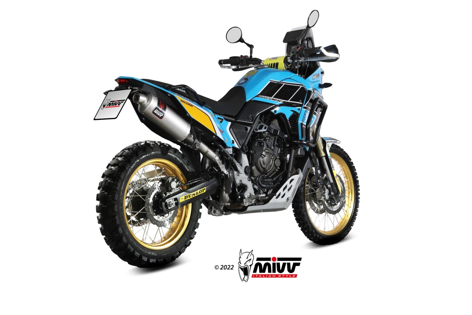 MIVV Dakar Slip On uitlaat Yamaha Tenere 700 Extreme / Explore / Rally / World Raid (2019-) BI-1113738001 2
