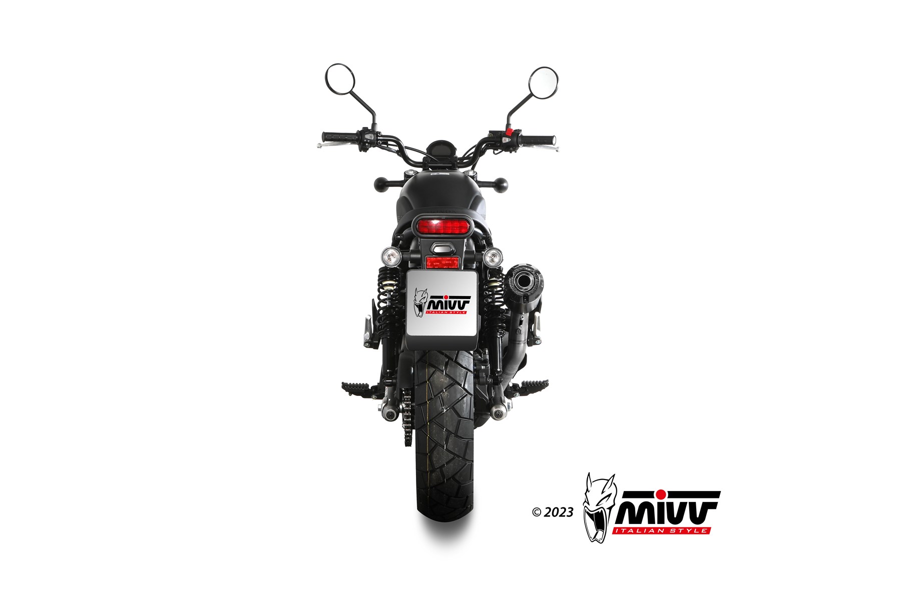 MIVV HR-1 Slip On uitlaat Honda CL500 (2023-2025) BI-1125800001 3