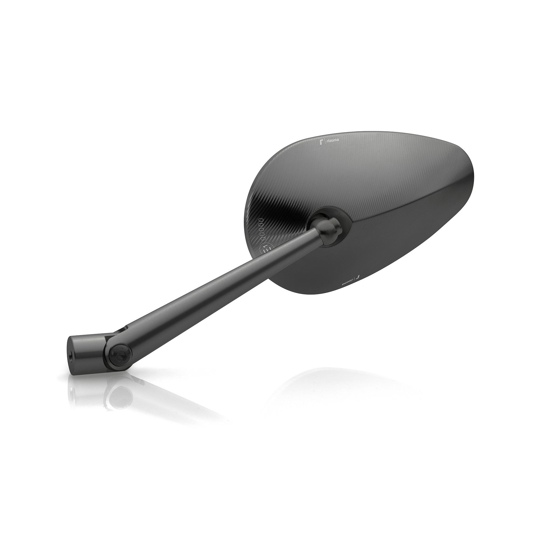 Rizoma spiegel Radial RS zwart BS132B