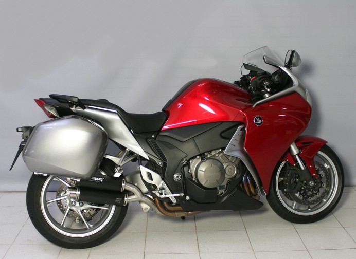 Bodis uitlaat Honda VFR1200 F 2010-2015 GPC-X2 RVS zwart