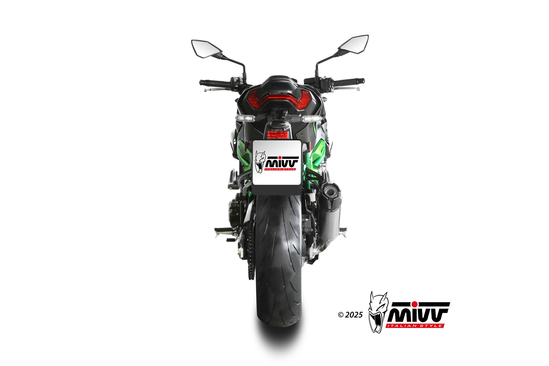 MIVV AK-1 Slip On uitlaat Kawasaki Z900 / SE (2025-) BI-1150002001 2