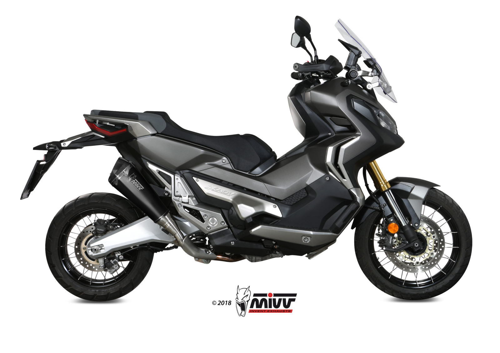 MIVV Delta Race Slip On uitlaat Honda X-ADV 750 (2017-) BI-1089583001 1