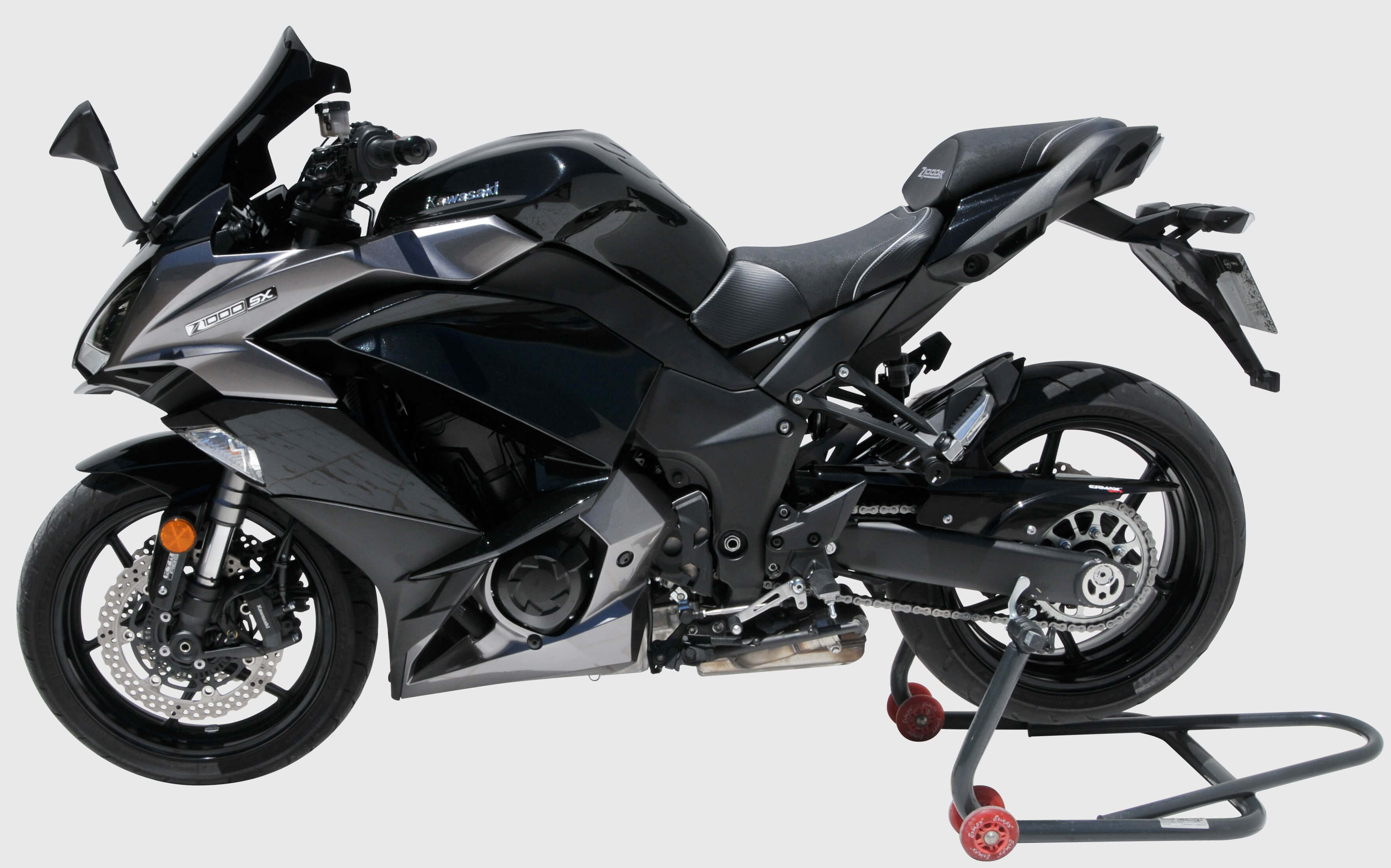Ermax achterspatbord Kawasaki Z1000SX 2017-2019 Ongespoten E7303S66-00 3