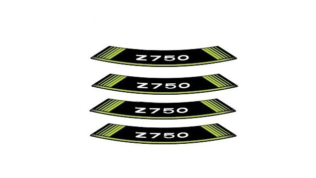 Puig velg stickers Kawasaki Z750 / R / ABS 2003-2012