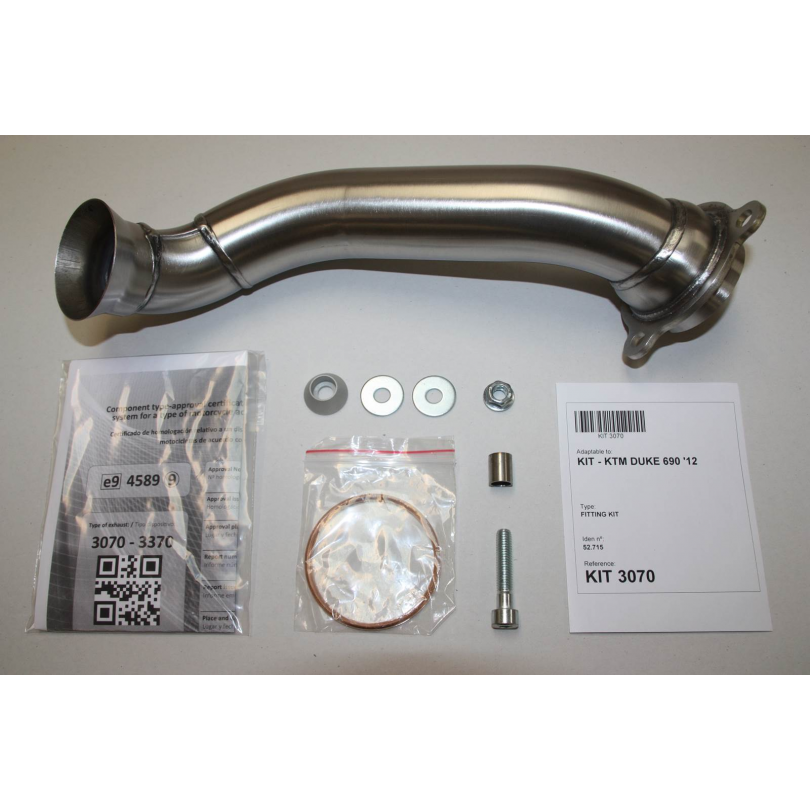 Ixil Hexoval Xtrem Evolution uitlaat KTM 690 Duke / R (2012-2016) BI-1113706001 1