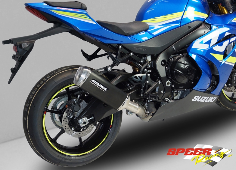 Bodis uitlaat Suzuki GSX-R1000 vanaf 2017 V4-M-GE RVS Zwart