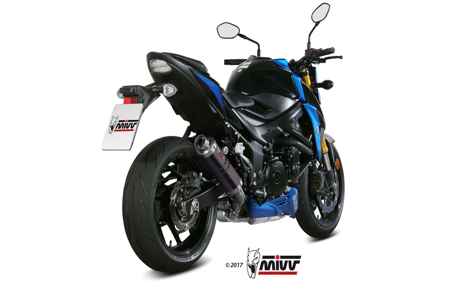 MIVV GP Slip On uitlaat Suzuki GSX-S750 ABS (2017-2021) BI-1088605002 2