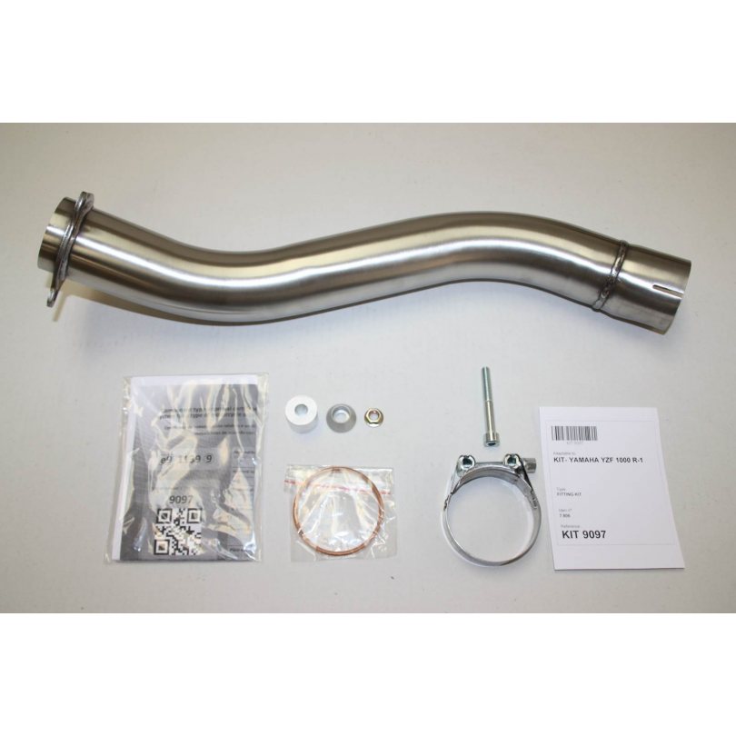 Ixil Hexoval Xtrem Evolution uitlaat Yamaha YZF-R1 (2002-2003) BI-1113721001 1
